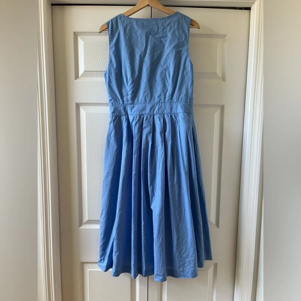 Boden Arwen Midi Dress - Hazy Blue (Size 10R) - Picture 6 of 6